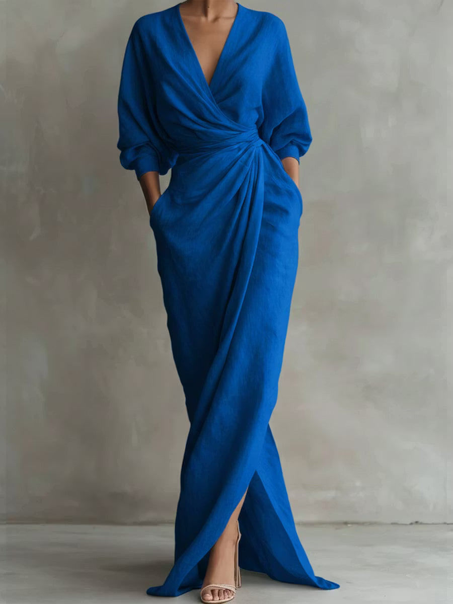 Emma - Vestido Maxi Linho