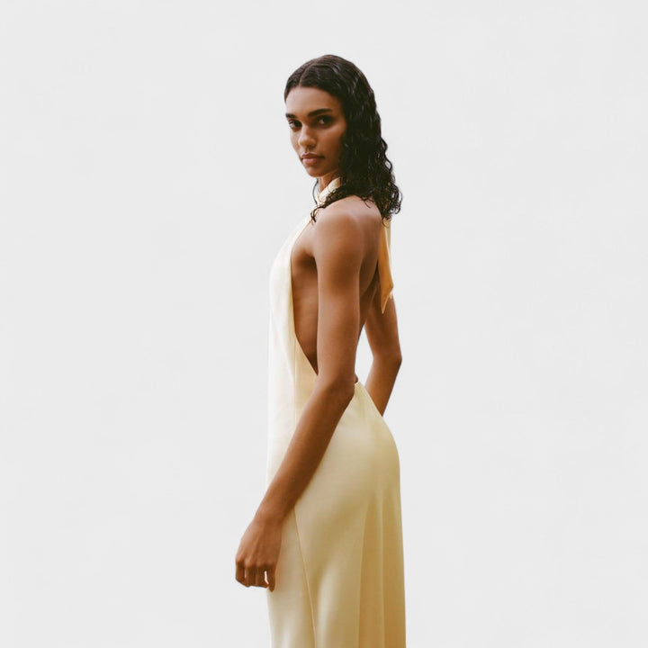 Gala - Halter Saten Haljina