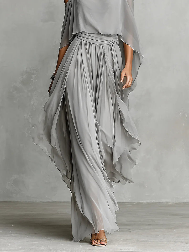 Isabella - Conjunto Chiffon Leve e Fluido
