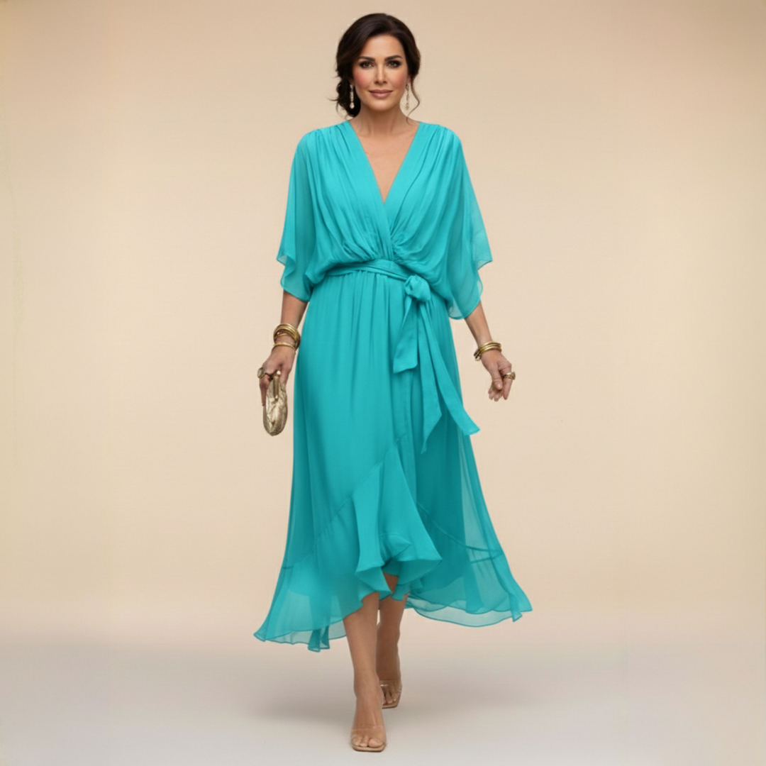 Haljina Celeste Chiffon Fluida