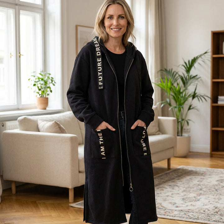 Katarina | Fleece oversized kaput s kapuljačom