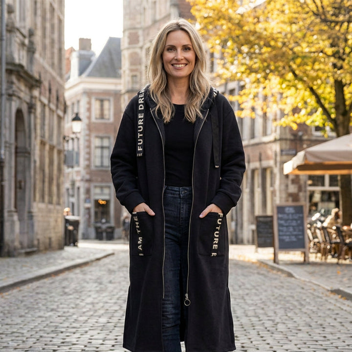 Katarina | Fleece oversized kaput s kapuljačom