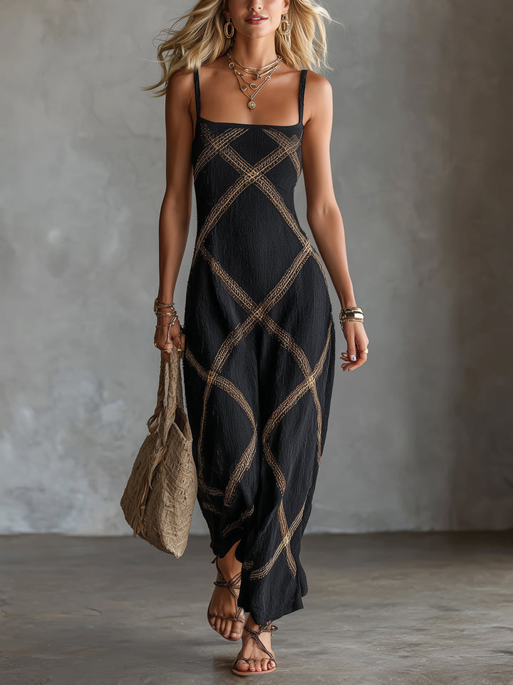 Nayara – Crna Boho s Uzorkom