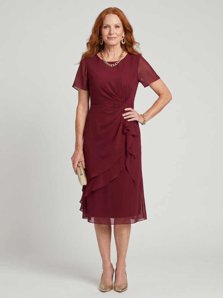 Ambar - Elegantna Midi Haljina
