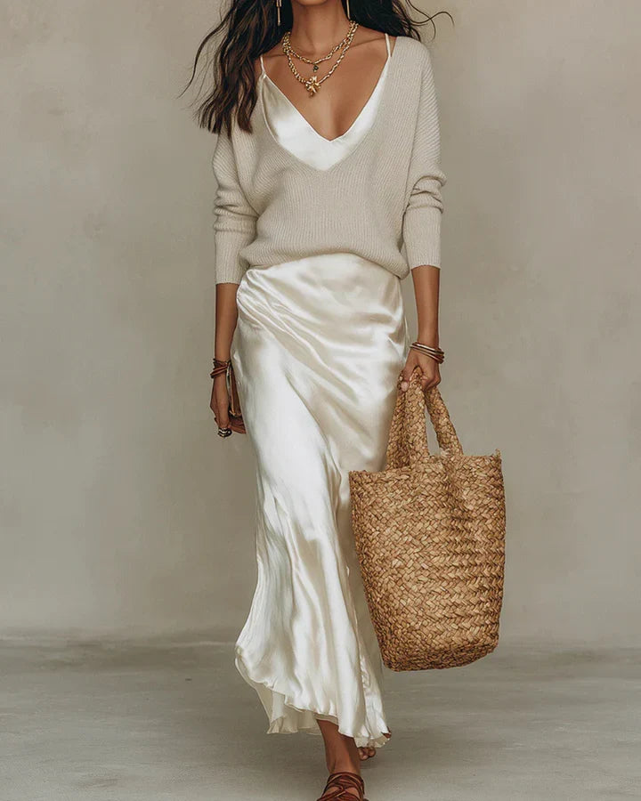 Niketa | Elegantni Dvodijelni Maxi Set