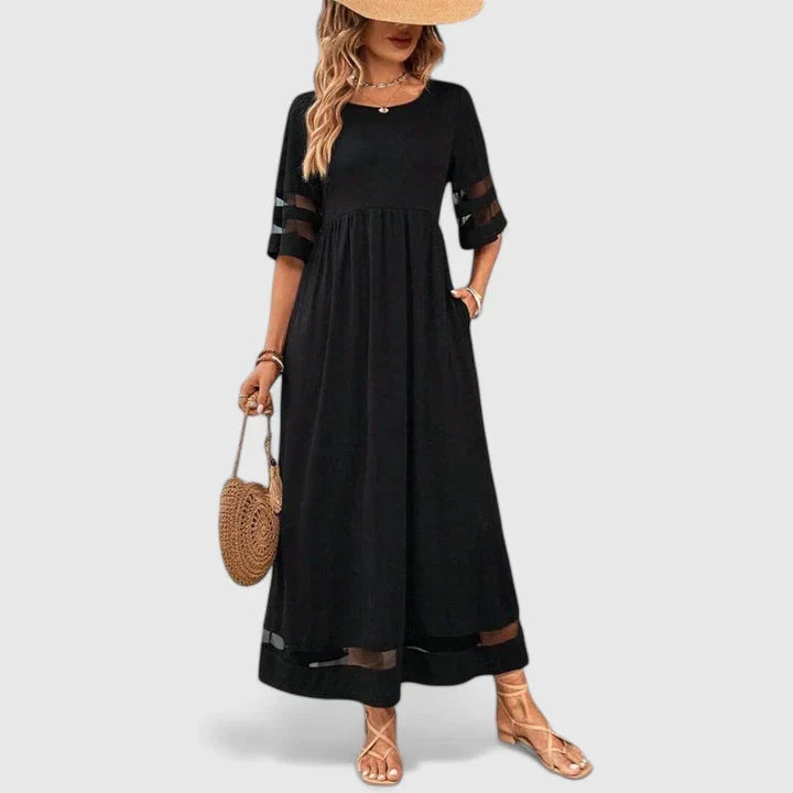 Delymarina - Vestido Midi Elegante