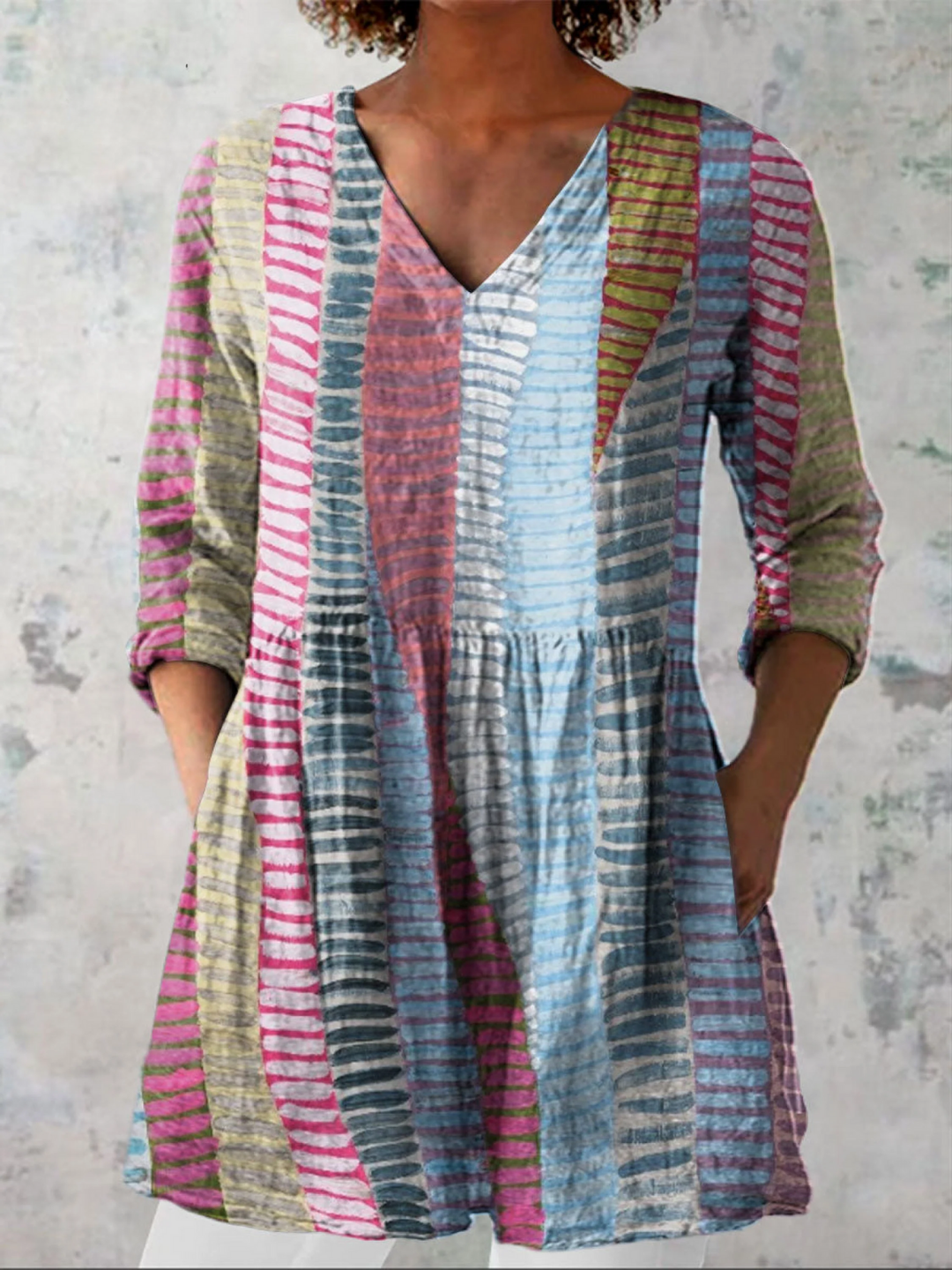 Anais | Duga Bluza s V-Izrezom
