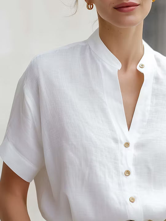 Marta - Blusa Colarinho Elegante