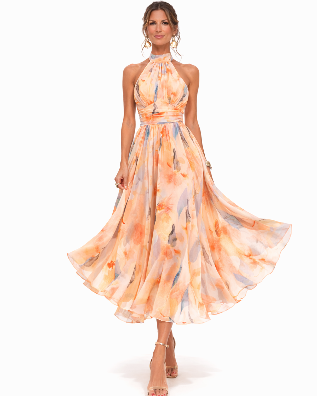 Midi haljina Amélia s fluidnom elegancijom