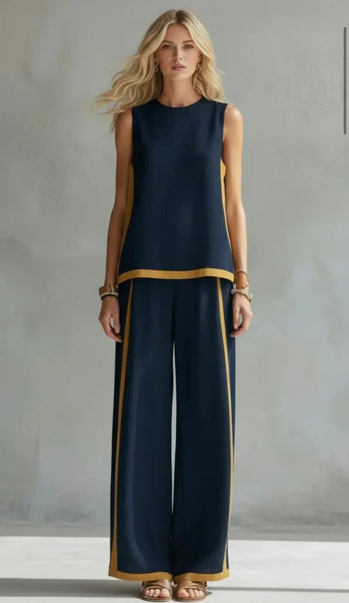 Evelyn - Conjunto Perna Larga Elegante