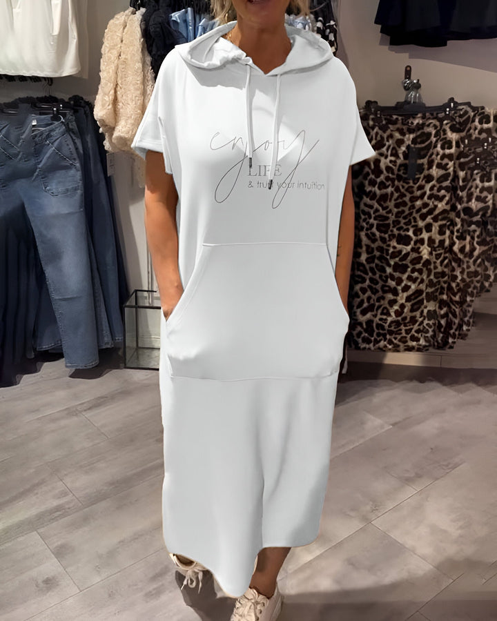 Sásquia - Casual haljina s kapuljačom