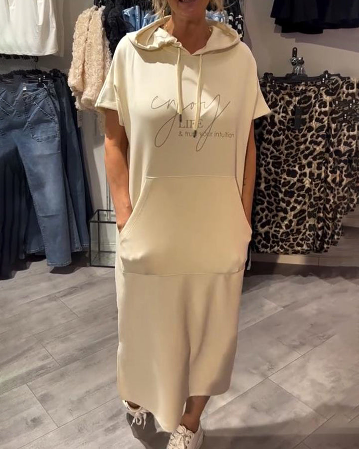 Sásquia - Casual haljina s kapuljačom