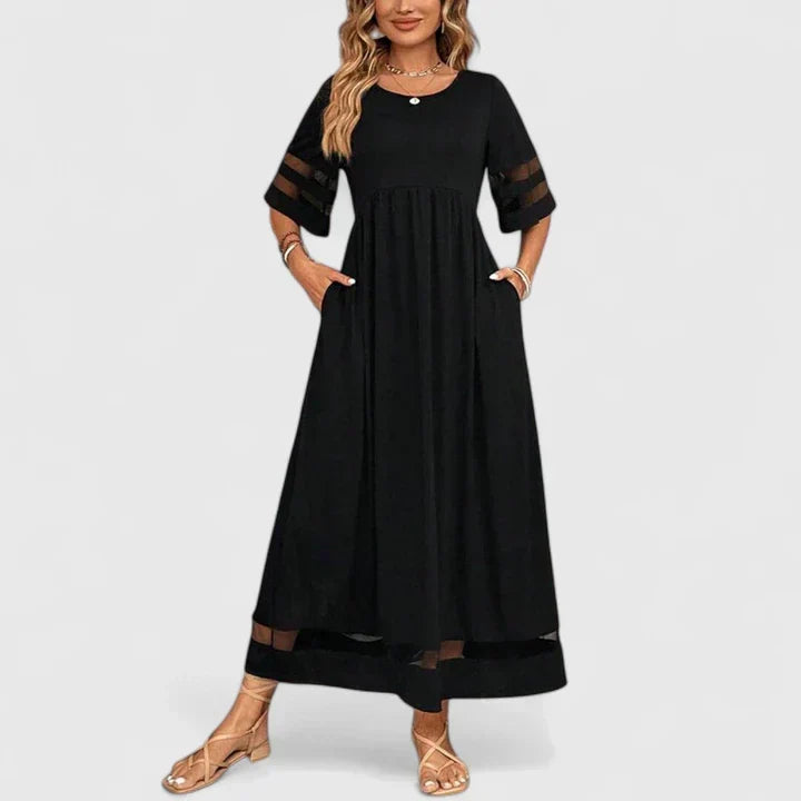 Delymarina - Vestido Midi Elegante