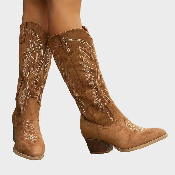 Biserka - Stylish vezene western čizme