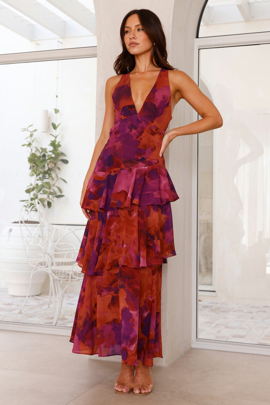 Eli – Tirkizni Print Slojevitih Volana