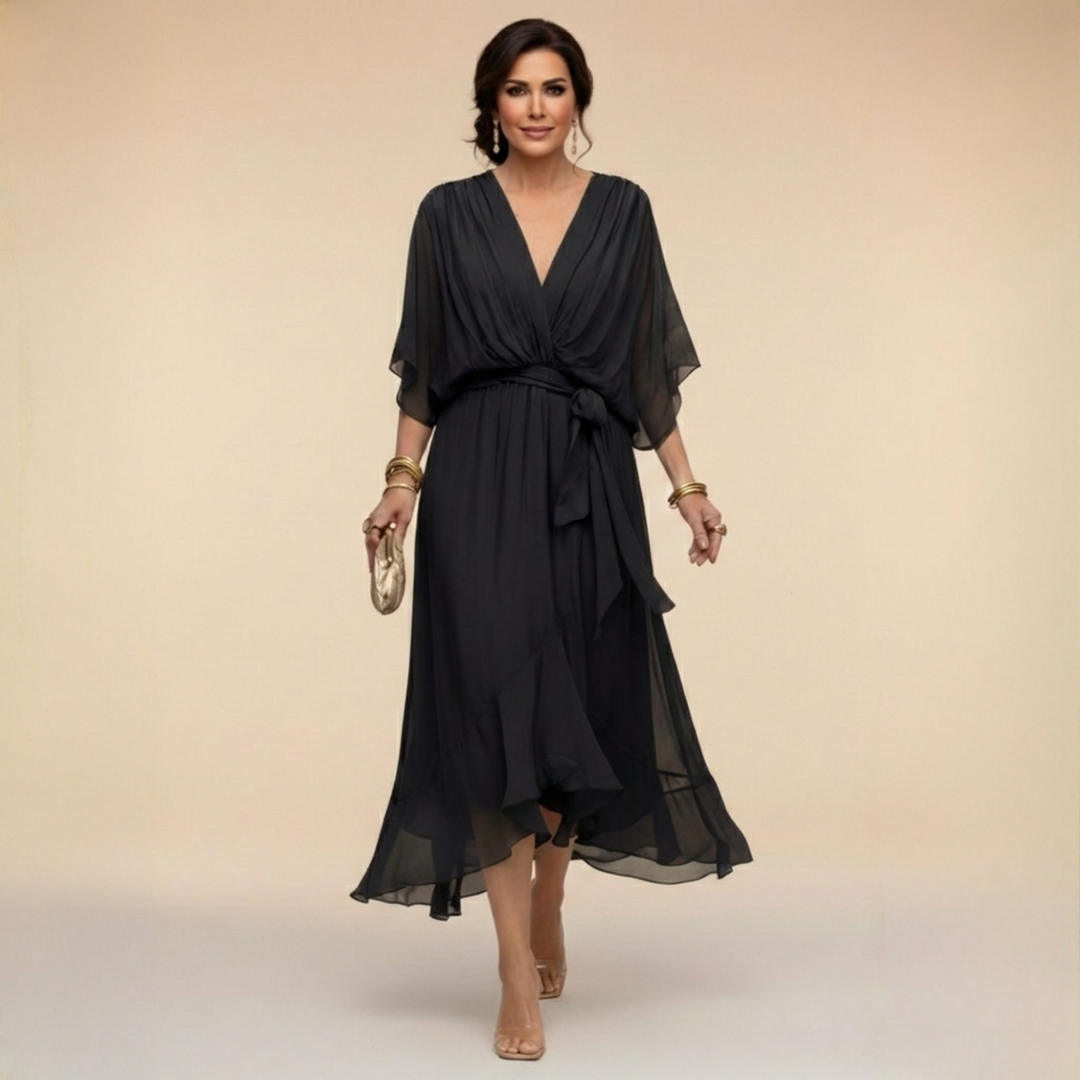 Haljina Celeste Chiffon Fluida