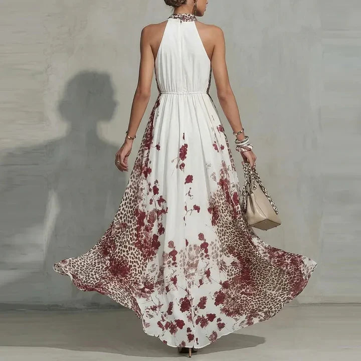 Isabella - Vestido Maxi Halter Floral