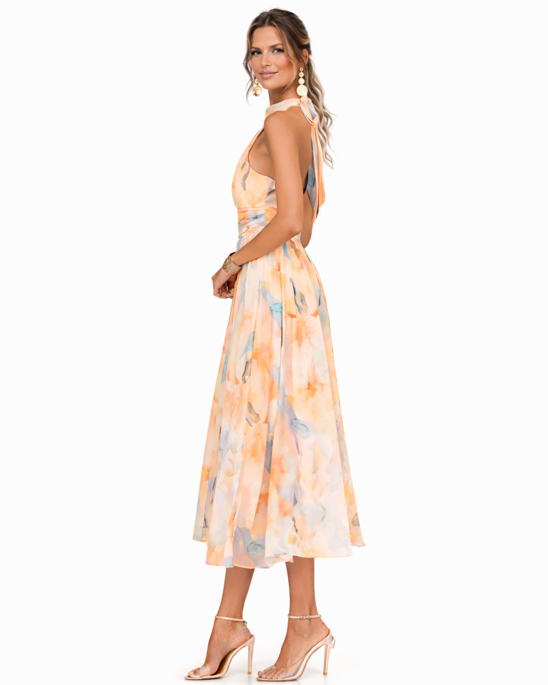 Midi haljina Amélia s fluidnom elegancijom