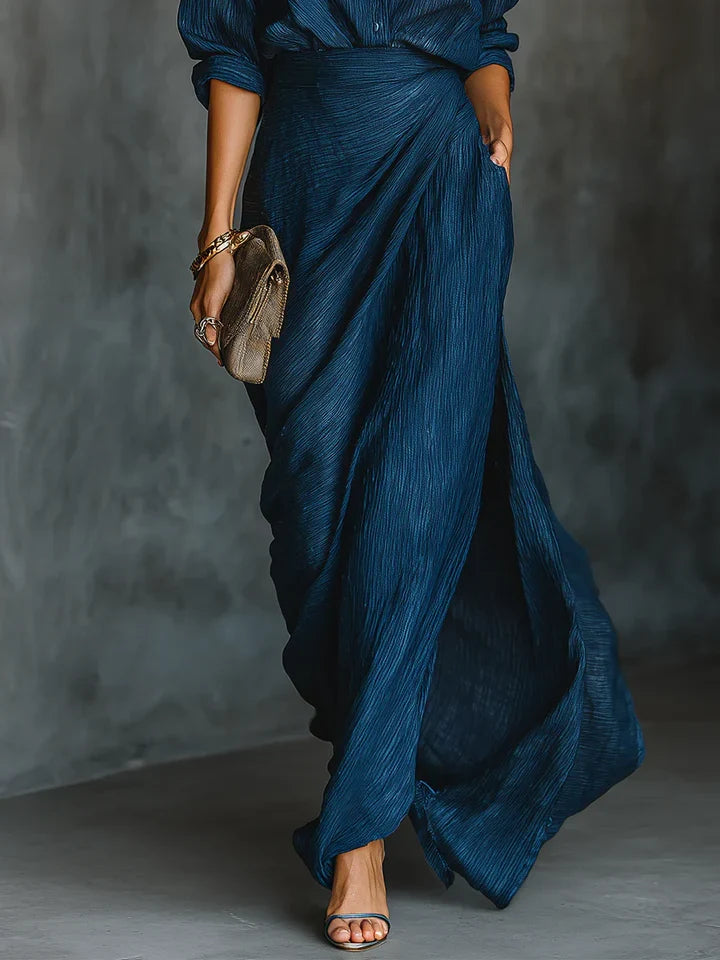 Pandora - Vestido Maxi Drapeado