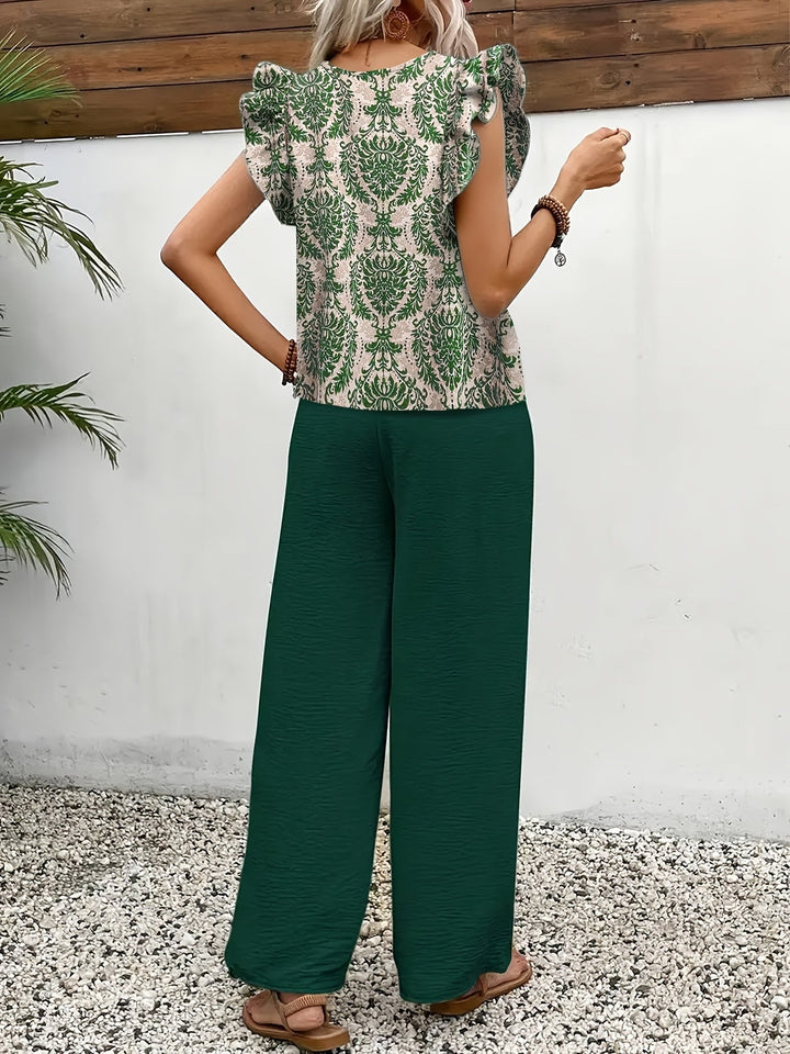 Amelia | Elegantni Paisley Dvodelni Set