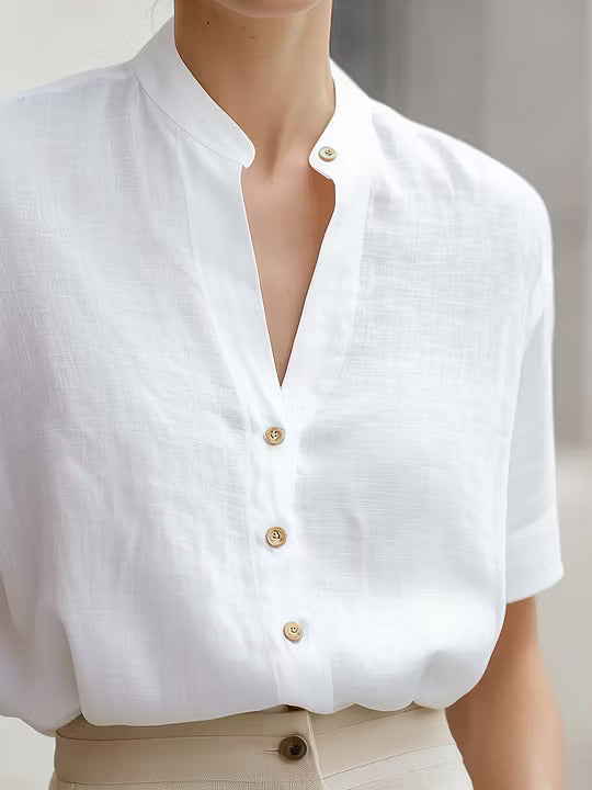 Marta - Blusa Colarinho Elegante