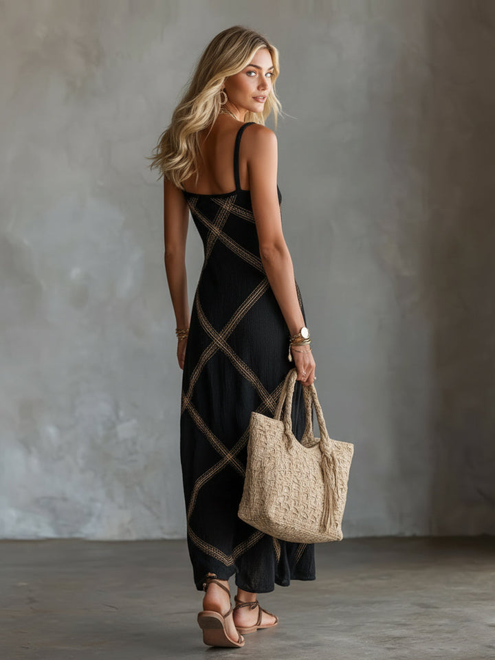 Nayara – Crna Boho s Uzorkom