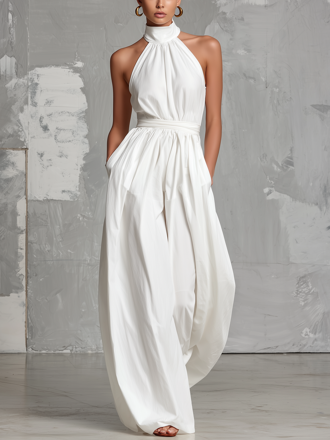 Zoltán - Blusa Halter Sem Mangas