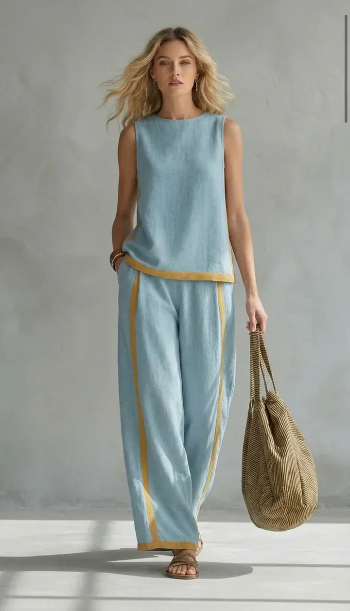 Evelyn - Conjunto Perna Larga Elegante