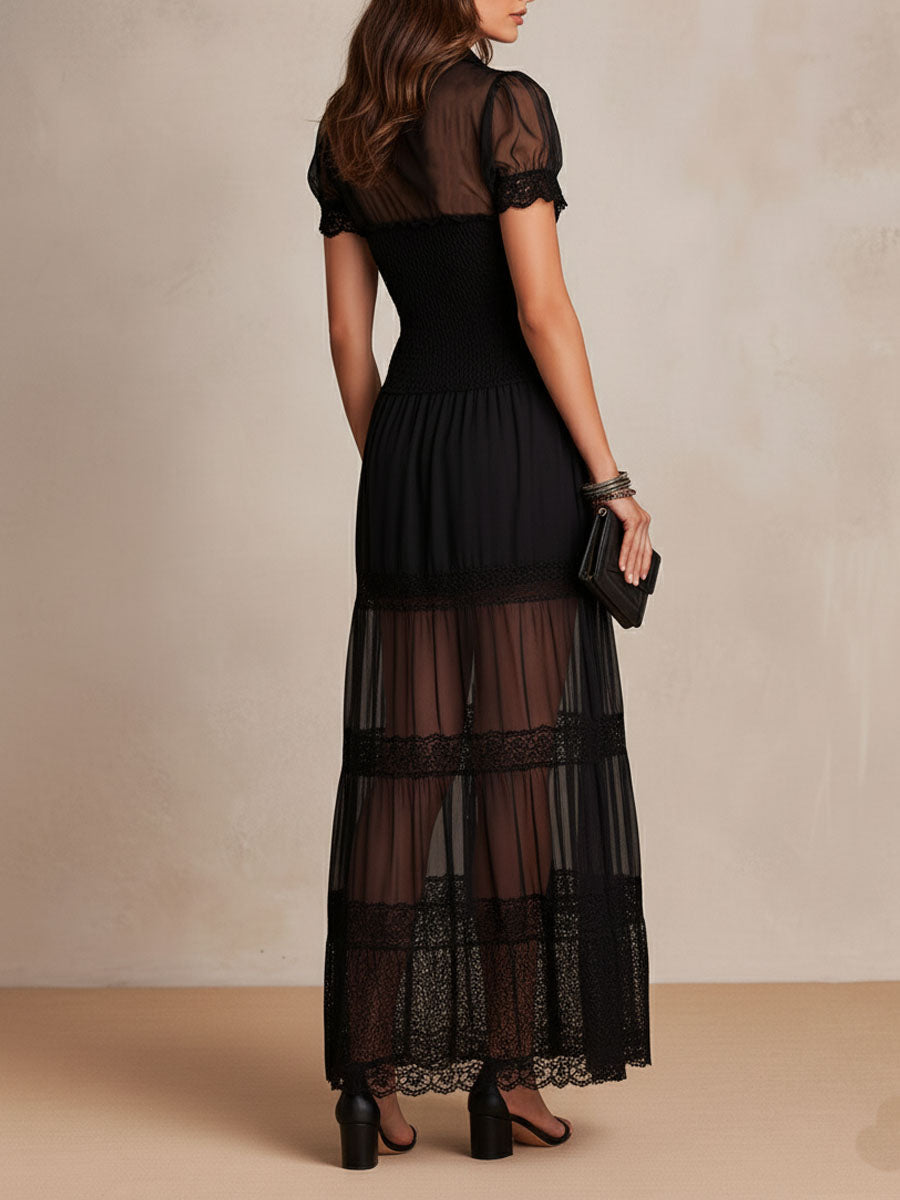 Gillian - Vestido Maxi Rendado