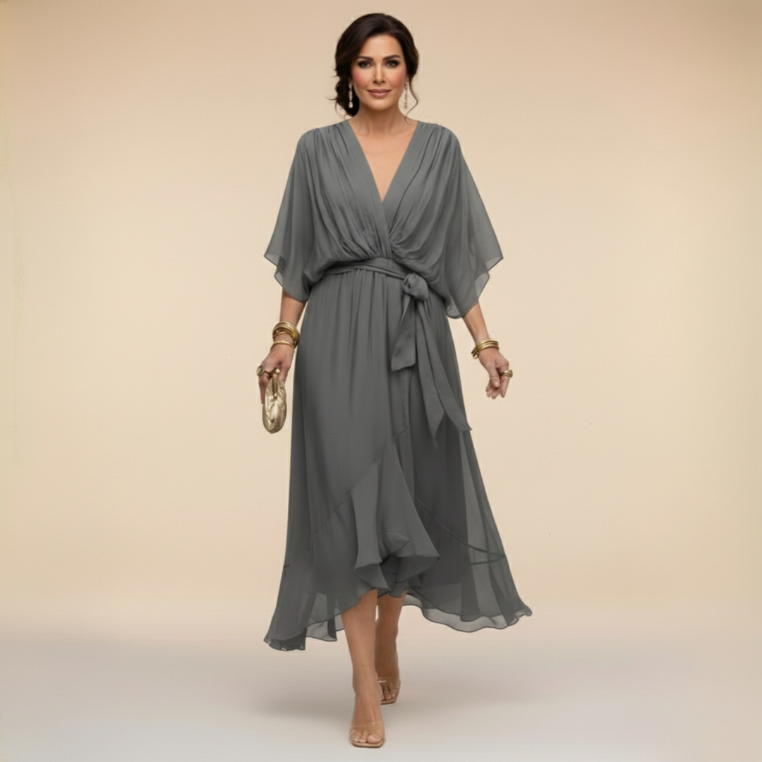 Haljina Celeste Chiffon Fluida