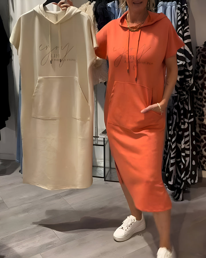 Sásquia - Casual haljina s kapuljačom