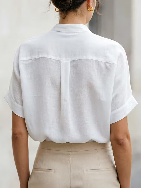 Marta - Blusa Colarinho Elegante