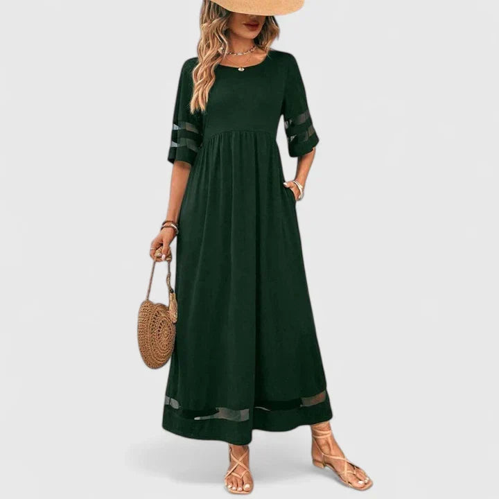 Delymarina - Vestido Midi Elegante