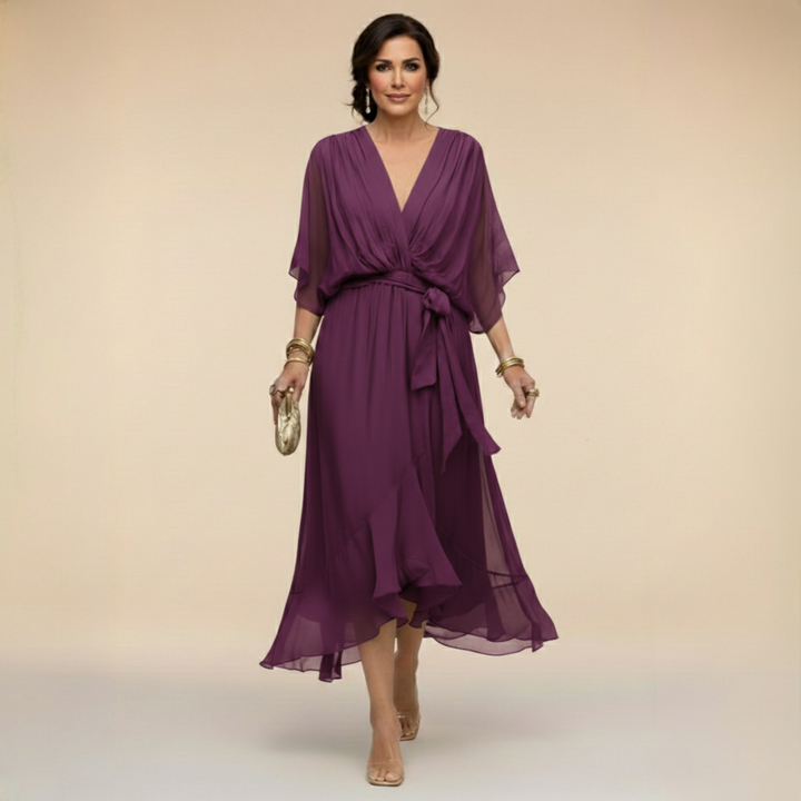 Haljina Celeste Chiffon Fluida