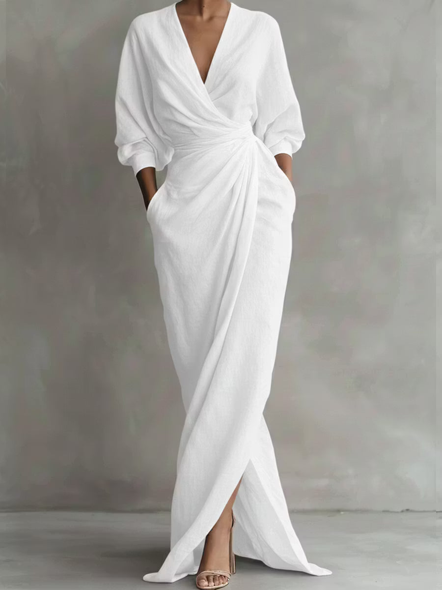 Emma - Vestido Maxi Linho