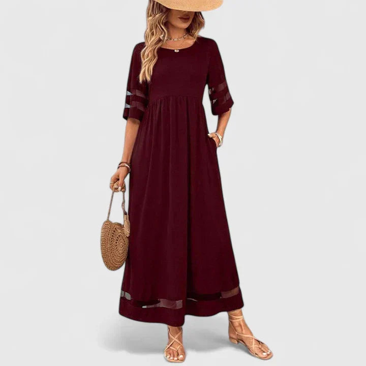 Delymarina - Vestido Midi Elegante