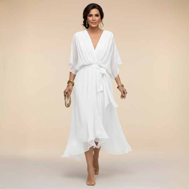 Haljina Celeste Chiffon Fluida