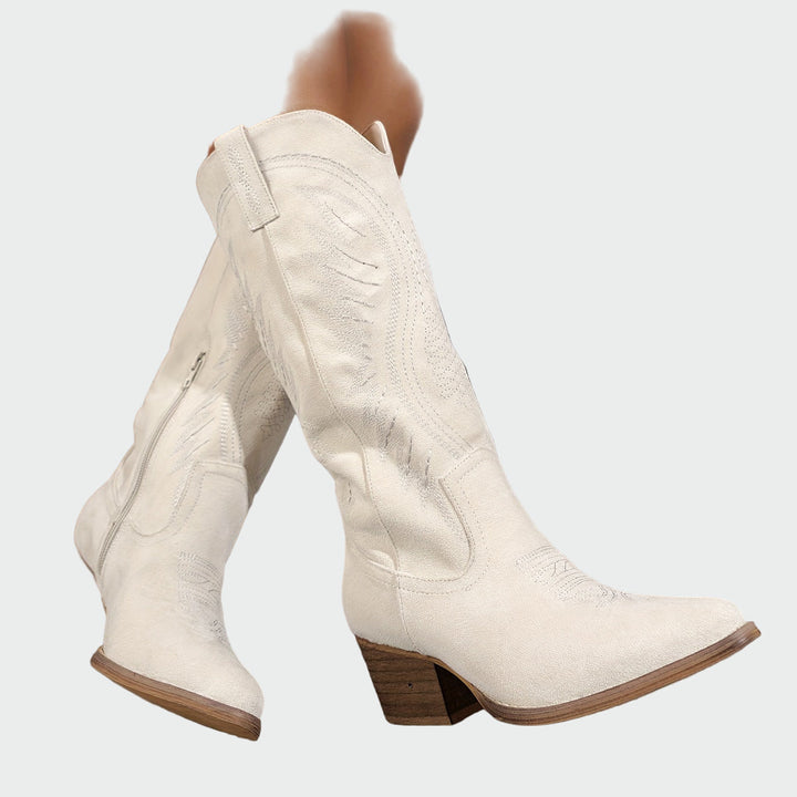 Biserka - Stylish vezene western čizme