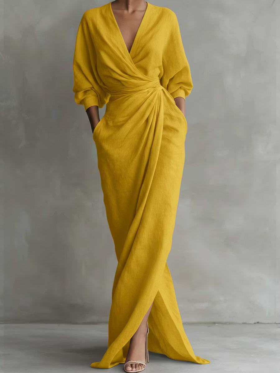 Emma - Vestido Maxi Linho