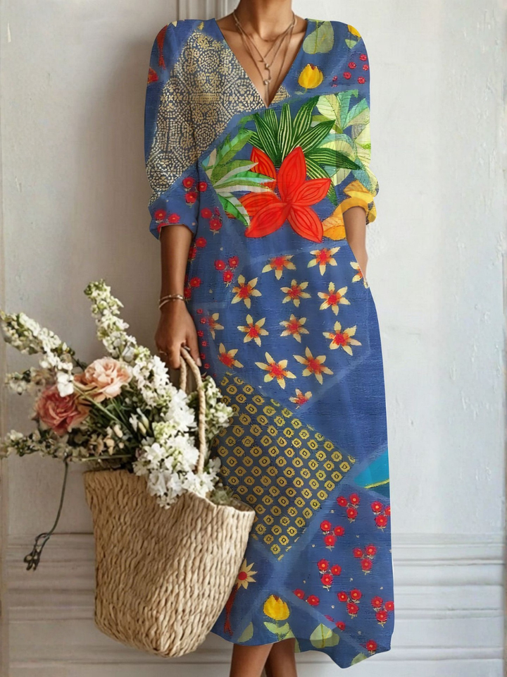 Andrea™ | Dugački Boho Haljina