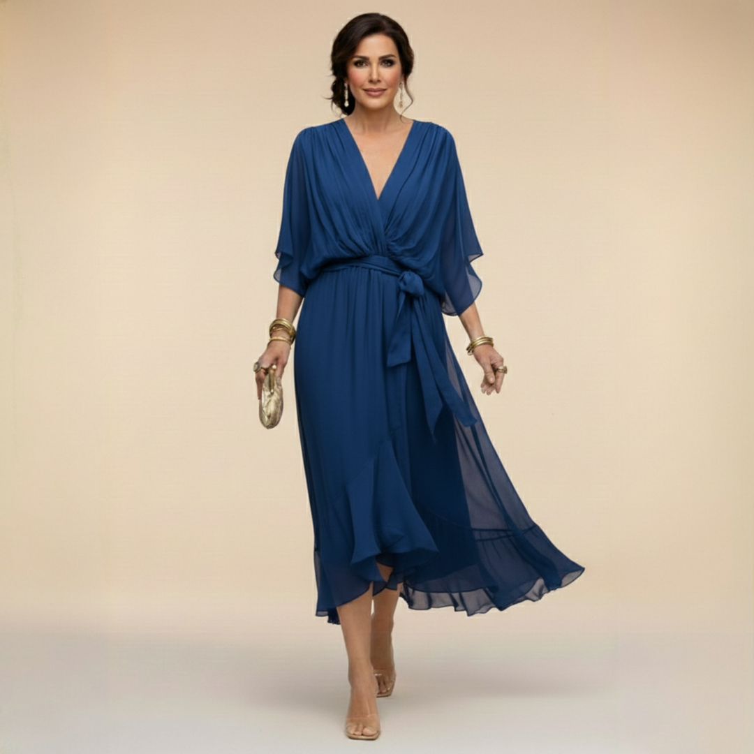 Haljina Celeste Chiffon Fluida