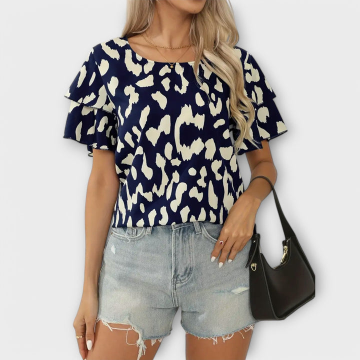 Tihana - Casual Bluzica Okruglog Izreza