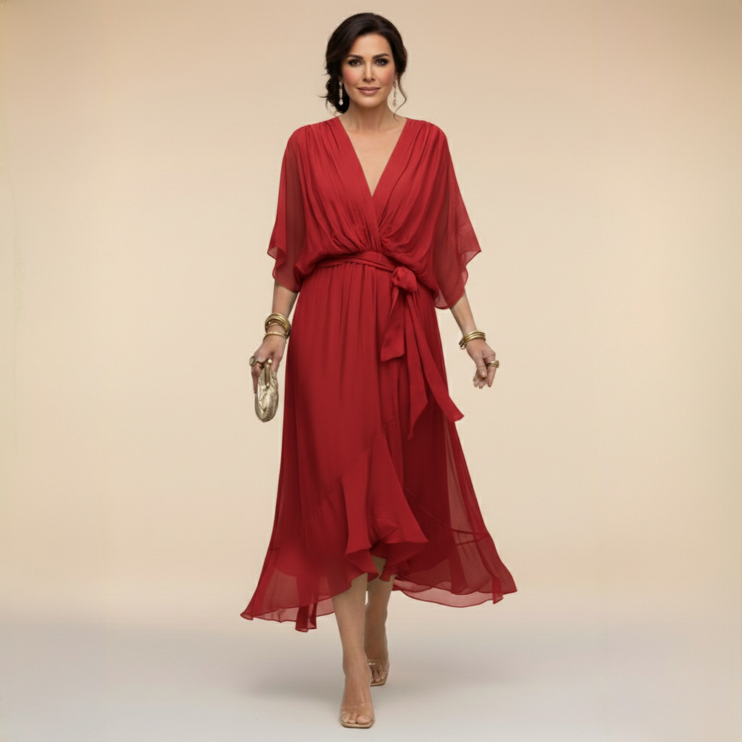 Haljina Celeste Chiffon Fluida