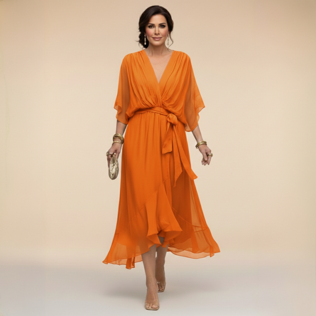 Haljina Celeste Chiffon Fluida