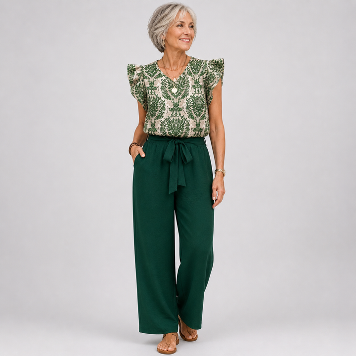 Amelia | Elegantni Paisley Dvodelni Set