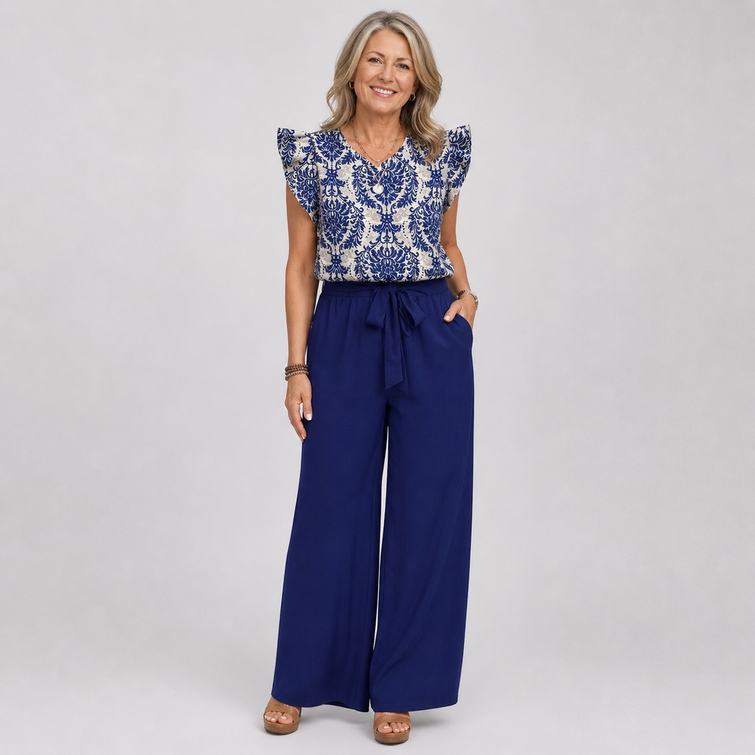 Amelia | Elegantni Paisley Dvodelni Set