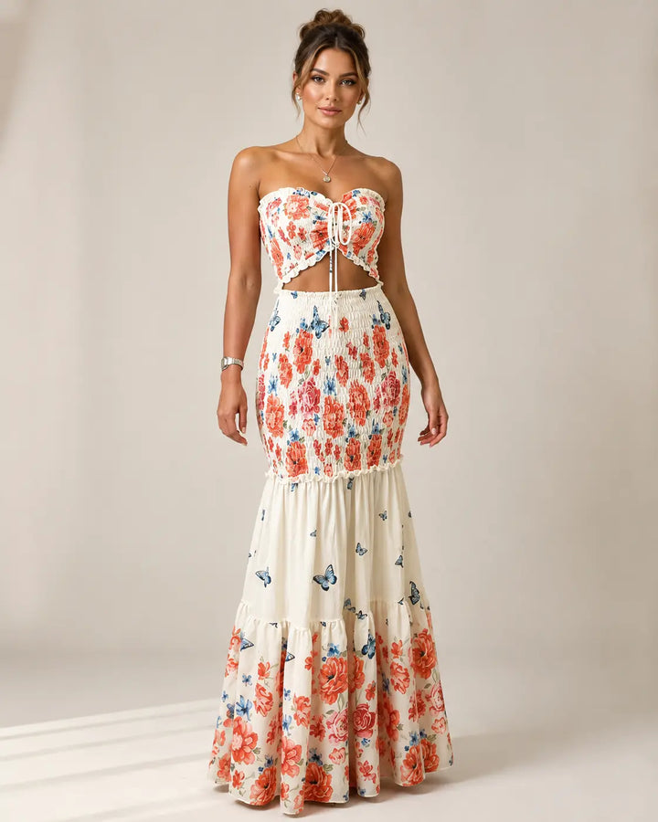 Alessia - Vestido Maxi Tropical