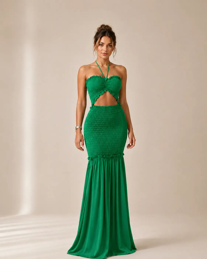 Alessia - Vestido Maxi Tropical