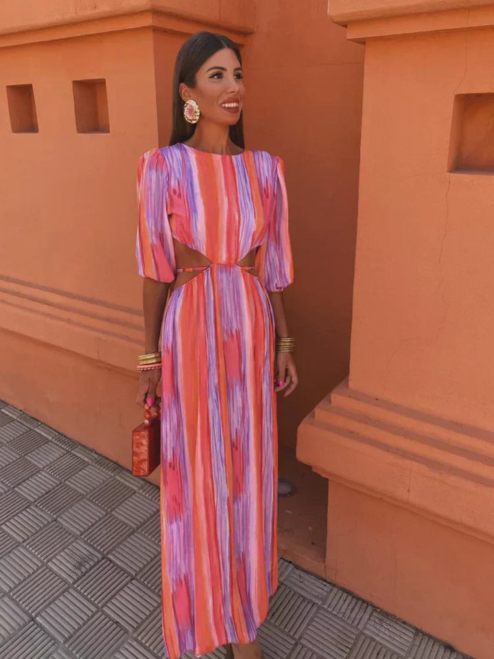 Paloma – Prugasti Print s Izrezima
