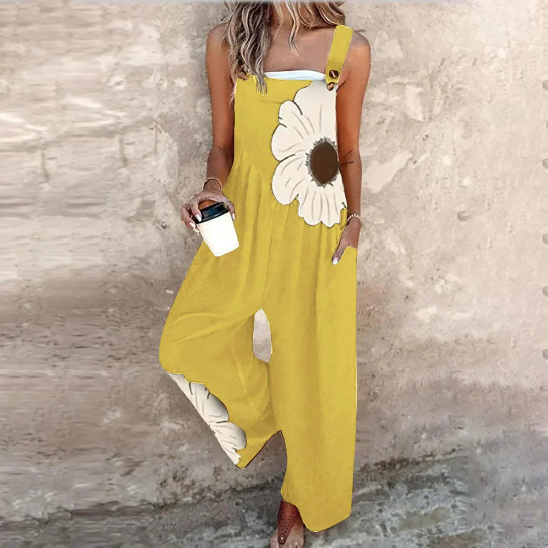 Amanda – Crni Kombinezon s Printom